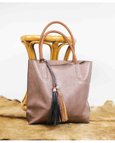 Lady Taupe Mala con Berloques