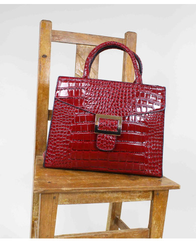 Bolsa de mano roja para la señora