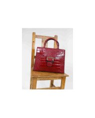 Bolsa de mano roja para la señora