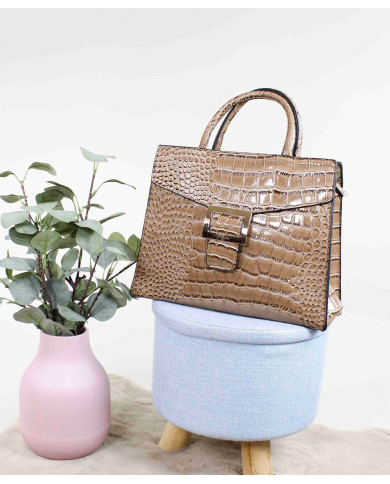 Mala de Mão Taupe para Senhora