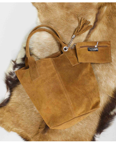 Mala in Skin Camel for Lady