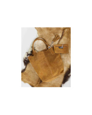 Mala in Skin Camel for Lady