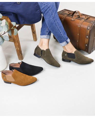 Botins de Senhora Ginova de Ponta Bicuda