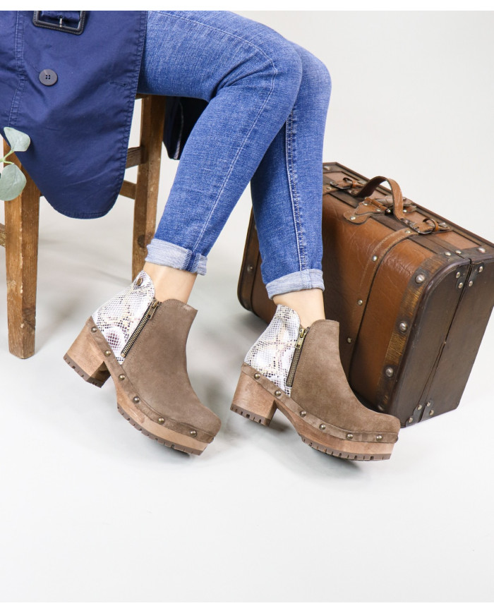 Botas de mujeres Ginova con cierres en los laterales