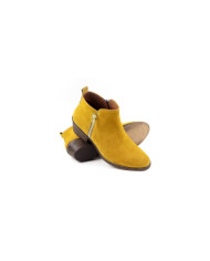 Mostarda Ladies Boots with Golden Fecho Ginova