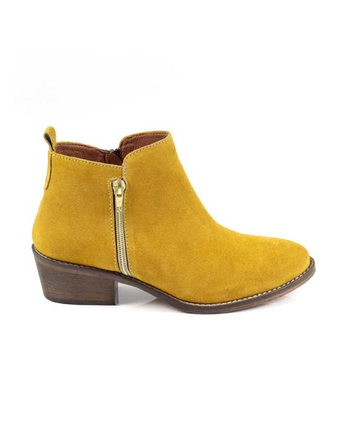 Damas Botas con Golden Fecho Ginova