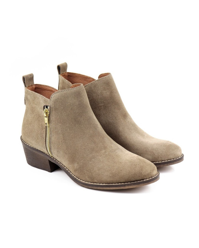 Damas Botas con Golden Fecho Ginova