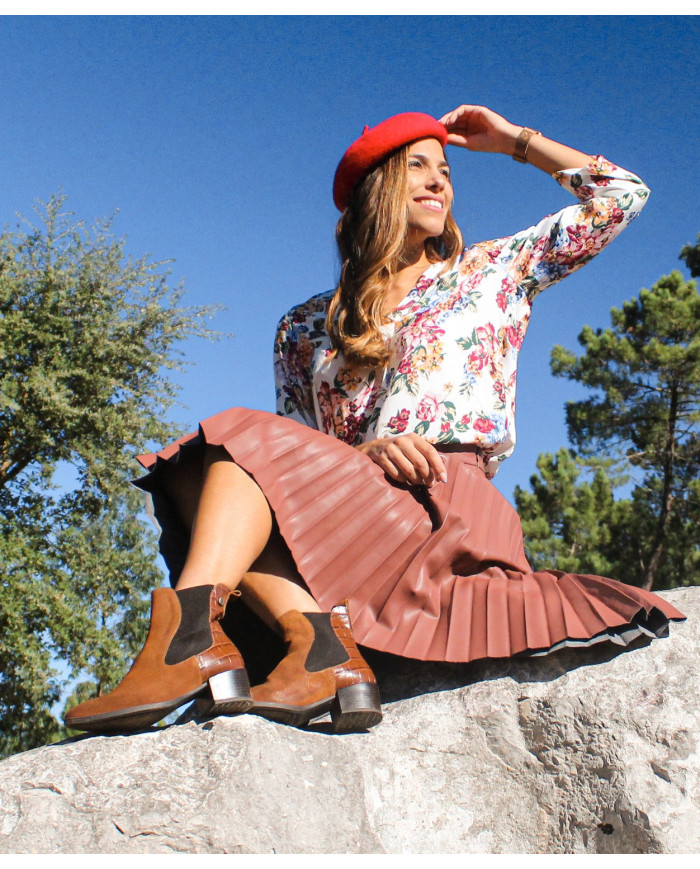 Botas de la Sra. Ginova con Elastic en los Laterales