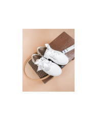 Women's Ginova Trainers With Lace Satin