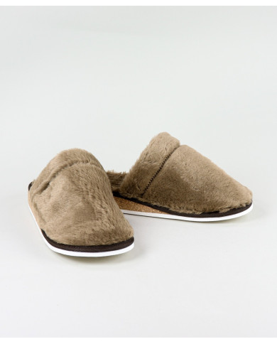 Ladies Ginova Bedroom Slippers in Pelo