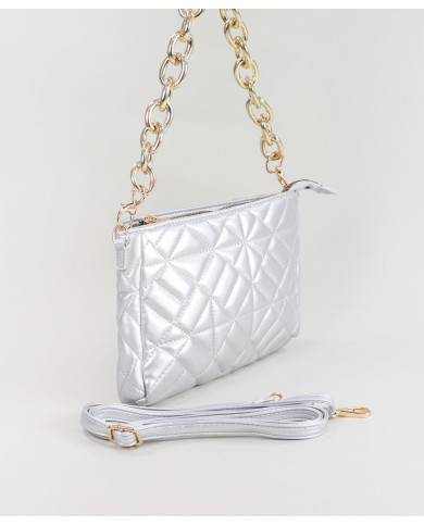 Mala Brancas com Corrente para Senhora