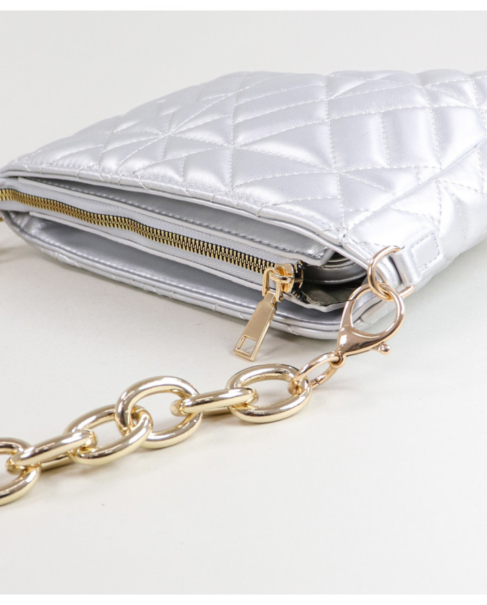 Mala Brancas com Corrente para Senhora