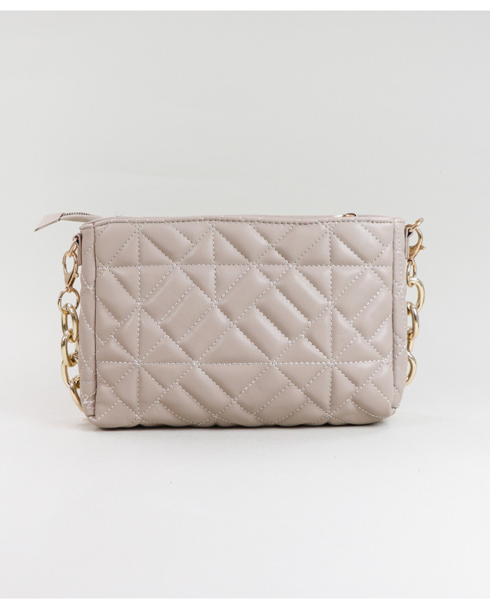 Mala Taupe com Corrente para Senhora