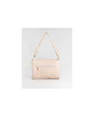 Bolso Beige de hombro con mango en nodo