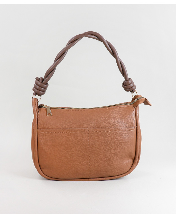 Lady Camel Bag with Pockets