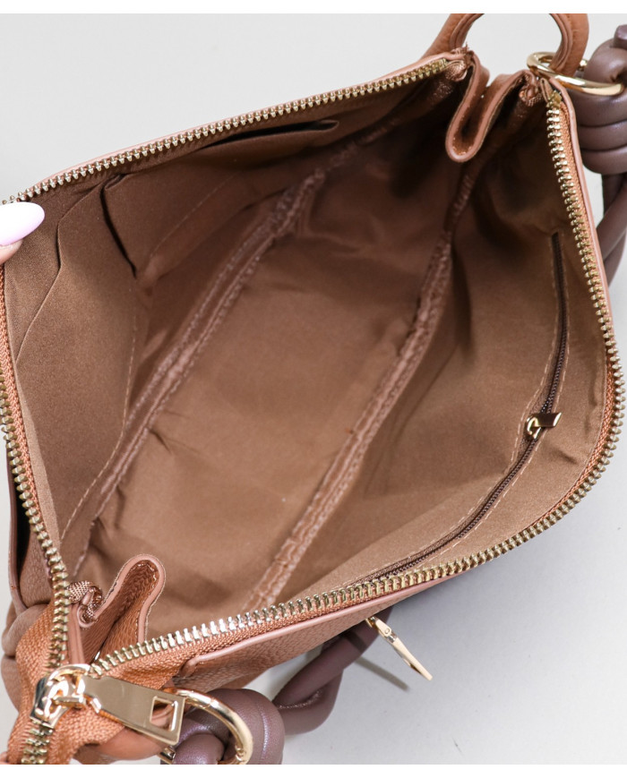 Lady Camel Bag with Pockets