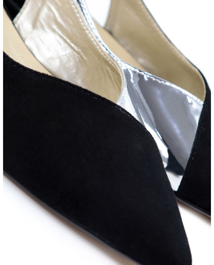 Sabrinas de Senhora Pretas Ginova Abertas Back