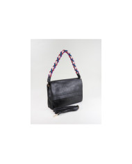 Black Lady Bag with Colored Handle