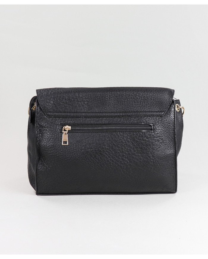 Black Lady Bag with Colored Handle