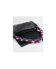 Black Lady Bag with Colored Handle