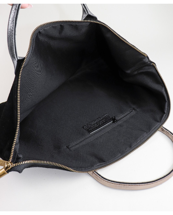 Mala Preta em Pele para Senhora