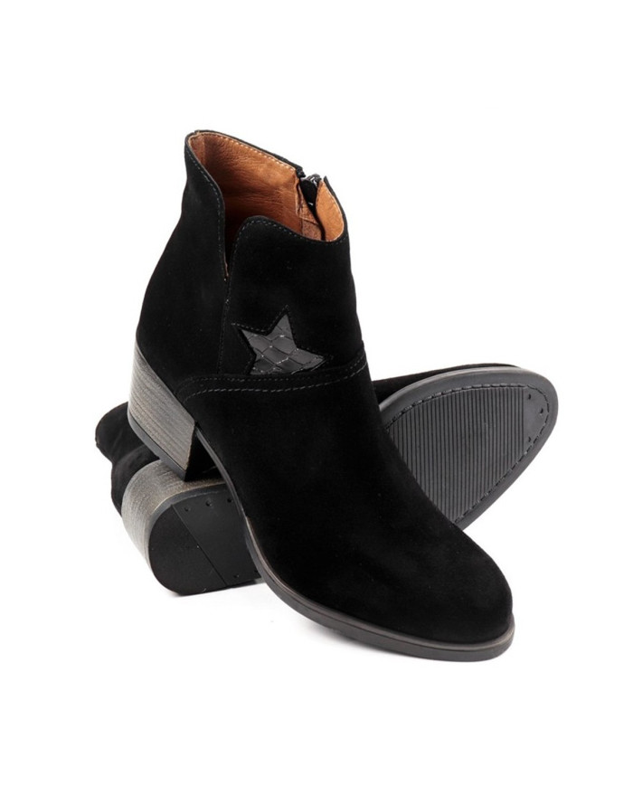 Damas Ginova Botas con Estrella en Verniz