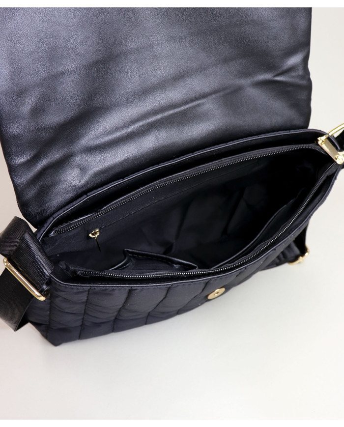 Mala Preta de Senhora Retangular