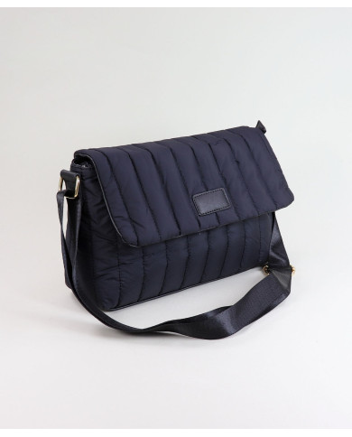 Lady's Black Mala Rectangular