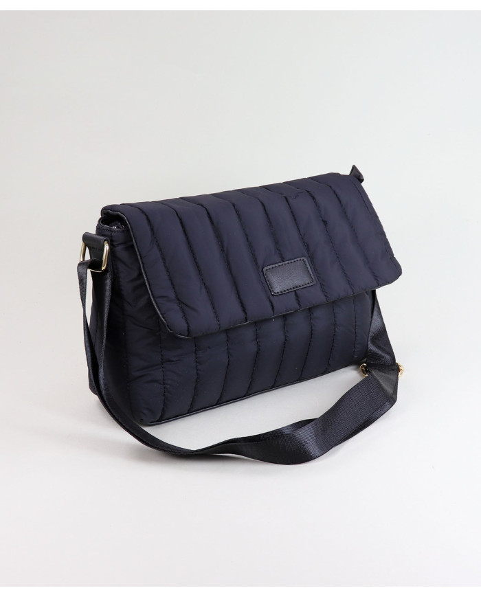 Lady's Black Mala Rectangular