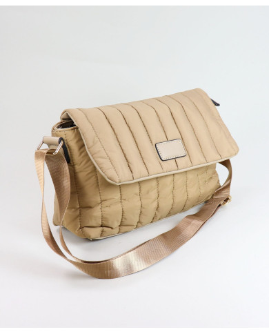 Mala Retangular Taupe de Senhora