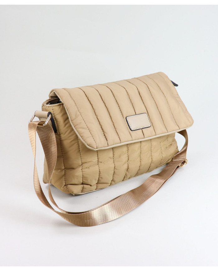 Mala Retangular Taupe de Senhora