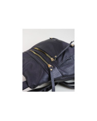 Mochila Preta com 2 Fechos Frontais de Senhora