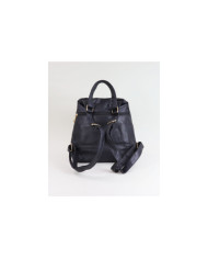 Mochila Preta com 2 Fechos Frontais de Senhora