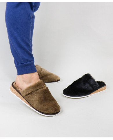 Ladies Ginova Bedroom Slippers in Pelo