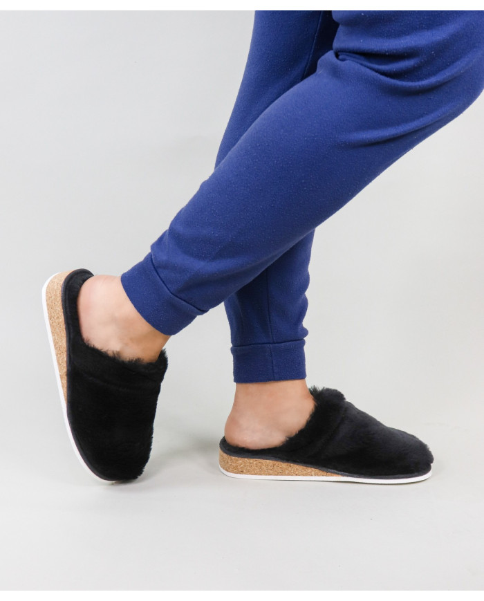 Ladies Ginova Bedroom Slippers in Pelo