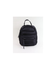 Mochila Preta com Textura Almofadada de Senhora