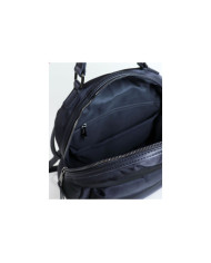 Black Backpack with Lady's Pillow Texture