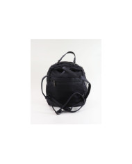 Mochila Preta com Textura Almofadada de Senhora