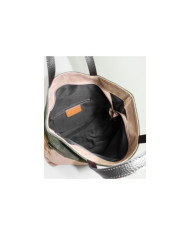 Bolsa de cuero de mujeres en dos toneladas