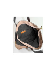 Women's Leather Bag in Two Tons