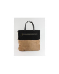 Bolsa de cuero de mujeres en dos toneladas