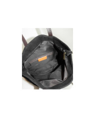 Women's Leather Bag in Two Tons