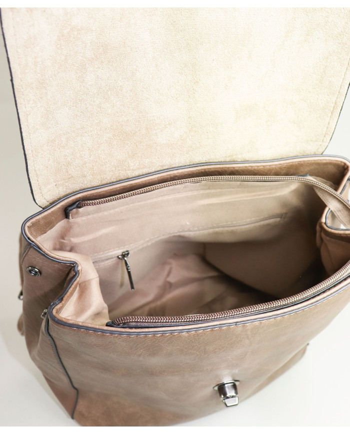 Ladies Backpack with Zebra Pattern