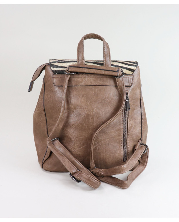 Damas Mochila con patrón de Zebra