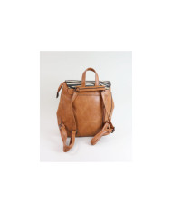 Damas Camel Mochila con Zebra Pattern