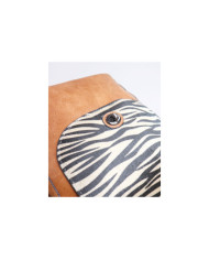 Mochila Camel de Senhora com Padrão Zebra