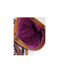 Brown Suitcase with Lady's Franjas