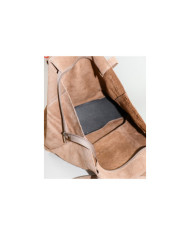 Mala Shopper Taupe de Senhora de Pele