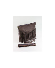 Lady's Bag in Brown with Oranges