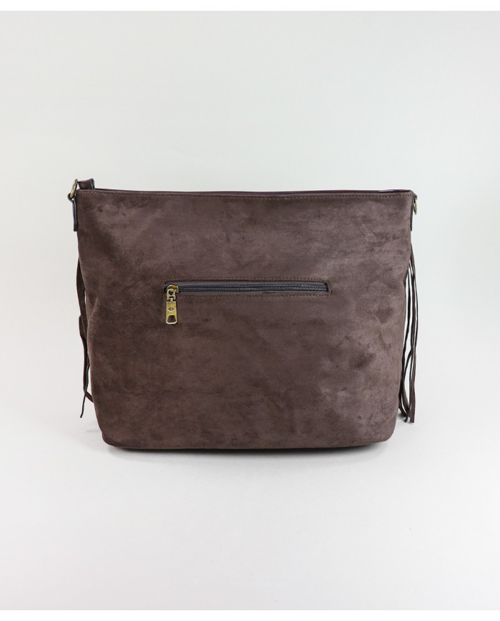 Bolsa de Lady en Brown con Oranges